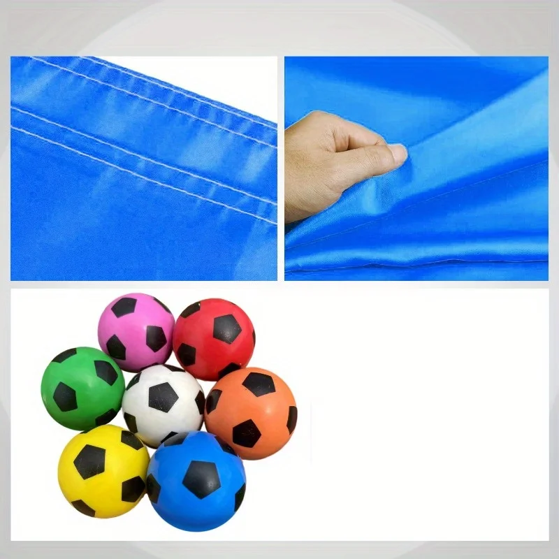Une activité d'équipe avec 1 boule à lancer en tissu Blue Cave, adaptée au travail, au loisirs et aux partites familiales, équipée de 6 balles.