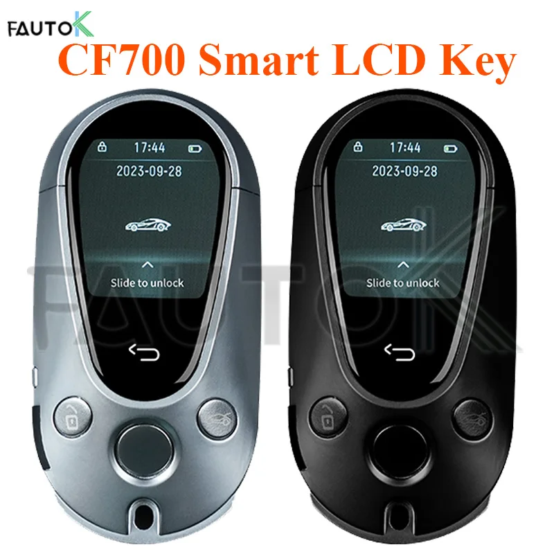 CF700 Modified LCD Screen Auto Remote Smart Control Car Key Fob Fit for Benz/BMW/Hyundai/VW/Toyota Keyless Start Universal Key