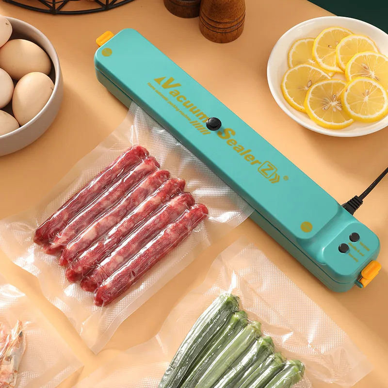 

Automatic Vacuum Sealing Machine Portable Kitchen Food Preservation Small Plastic Sealer Extend Food Preservation Time.