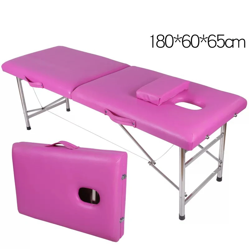 

Professional carry on massage beauty bed, folding massage tattoo SPA bed, custom beauty salon, thickening treatment table