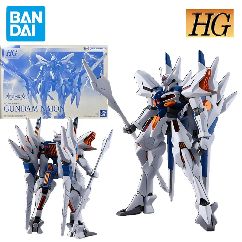 

BANDAI оригинальный комплект моделей GUNDAM HG 1/144 GUNDAM NAION аниме фигурка в сборе модель игрушки модель подарки для мальчиков коллекционная
