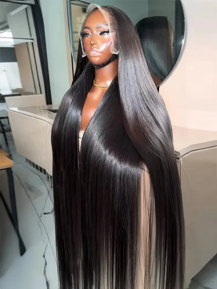 

300 Density Straight 13x6 HD Lace Front Wigs Human Hair 13x4 Lace Frontal Wig Brazilian Preplucked 5x5 Glueless Wig Remy Hair