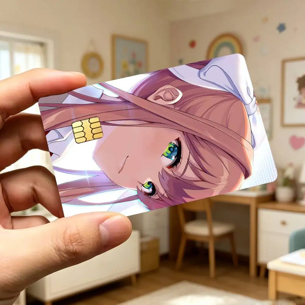 Game Doki D-Doki L-Literature C-ClubStickersCredit DebitCard Film Skin Sticker Credit Card Skin Stickers For Bank Card Bus Metro