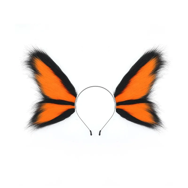 Handmade สัตว์ Elf หูสําหรับวัยรุ่นอะนิเมะแฟนตาซี Hairband Masquerade Party เครื่องแต่งกายอุปกรณ์เสริม Cosplay Dress Up