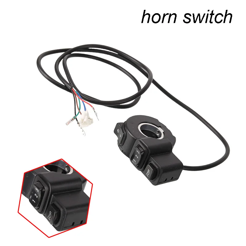 AliExpress NONE Electric Bike Scooter Light Switch DK226 Ebike Lamp and Horn Switch DK336 for Motorcycle Button Can Control Turn Signal Light