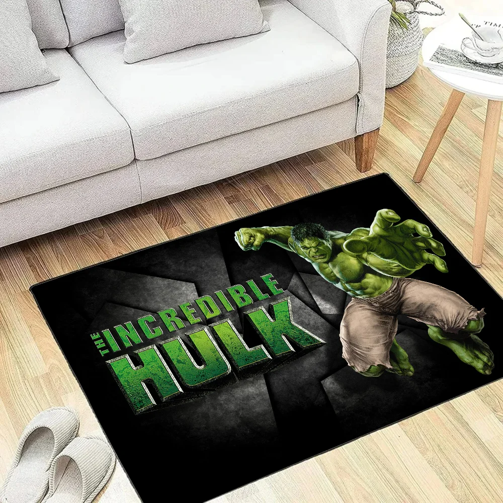 H-Hulk Floor Mat Graphic Printed Flannel Doormats For Bathroom Kitchen Entrance Carpet Home Decor