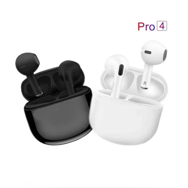 TWS Pro4 Bluetooth イヤホンワイヤレスヘッドフォンミニスポーツヘッドセットイヤフォン音楽イヤホン iPhone Xiaomi Huawei 社 Redmi