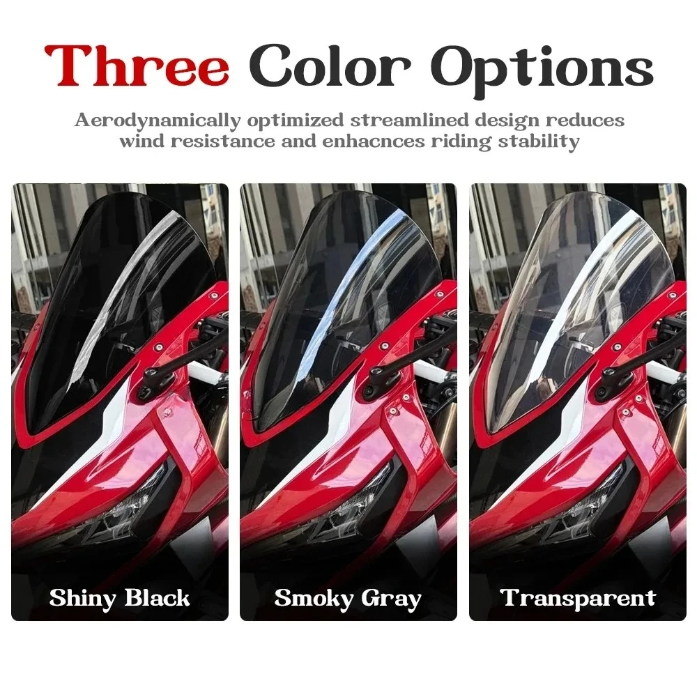 para-brisa-dianteiro-para-motocicleta-honda-cbr650r-2019-2025-defletor-de-vento-spoiler-e-tela-de-corrida
