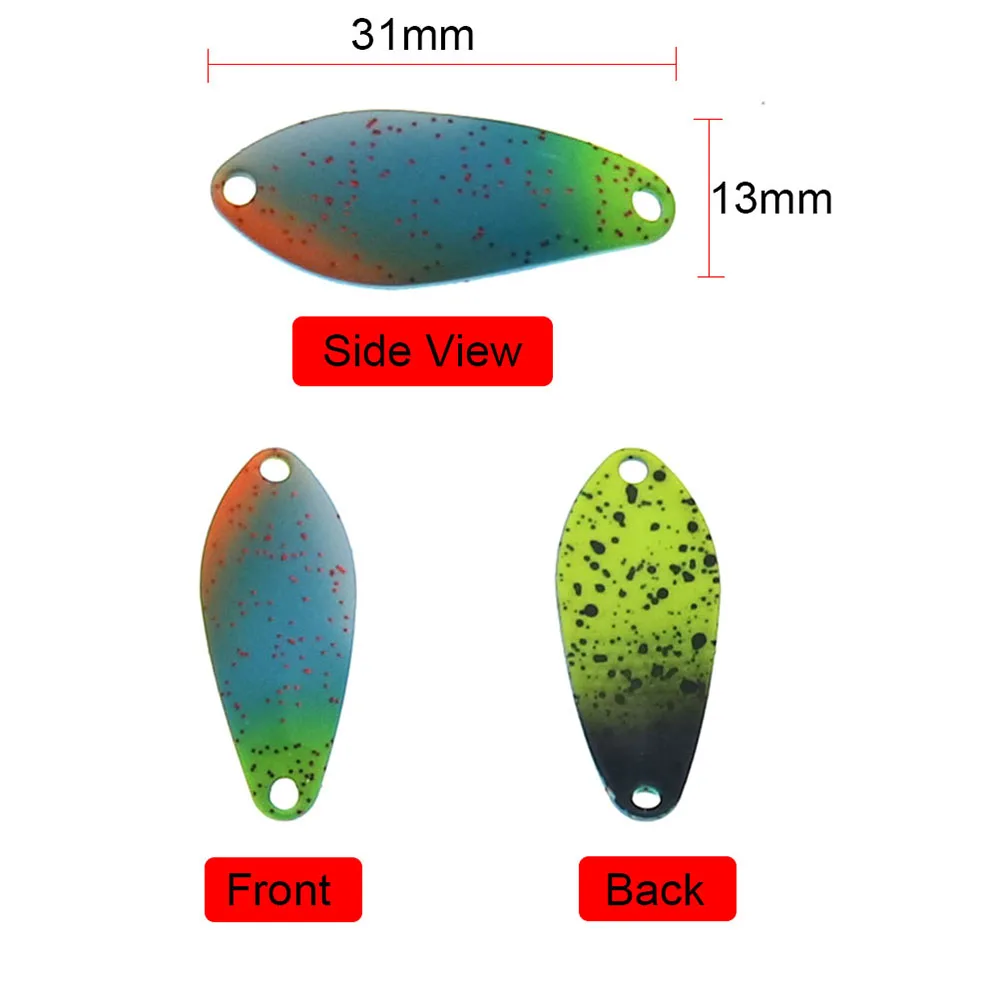 HISTOLURE Spinning Fishing Bait 30mm 2.5g Fishing Spoon Trout Lure  Fishing Lure Fishing Wobblers Spinner Bait hard bait