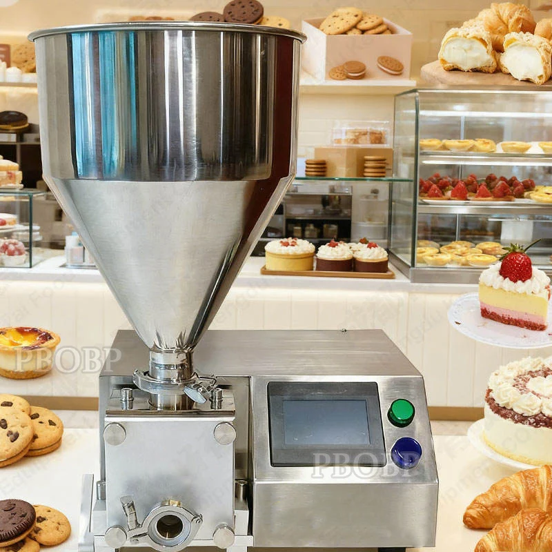 PBOBP Bread Cake Puff Croissant Sauce Filling Injecting Machine Croissant Chocolate Injecting Machine