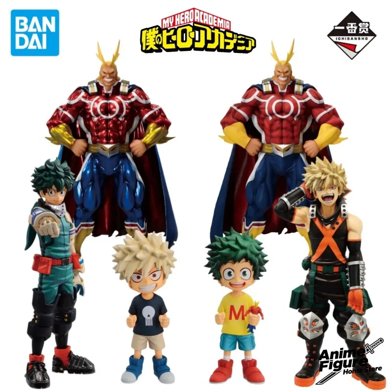 

100%Original in Stock Bandai Ichiban KUJI My Hero Academia All·Might Midoriya Izuku Bakugou Anime Character Toy Model Collection