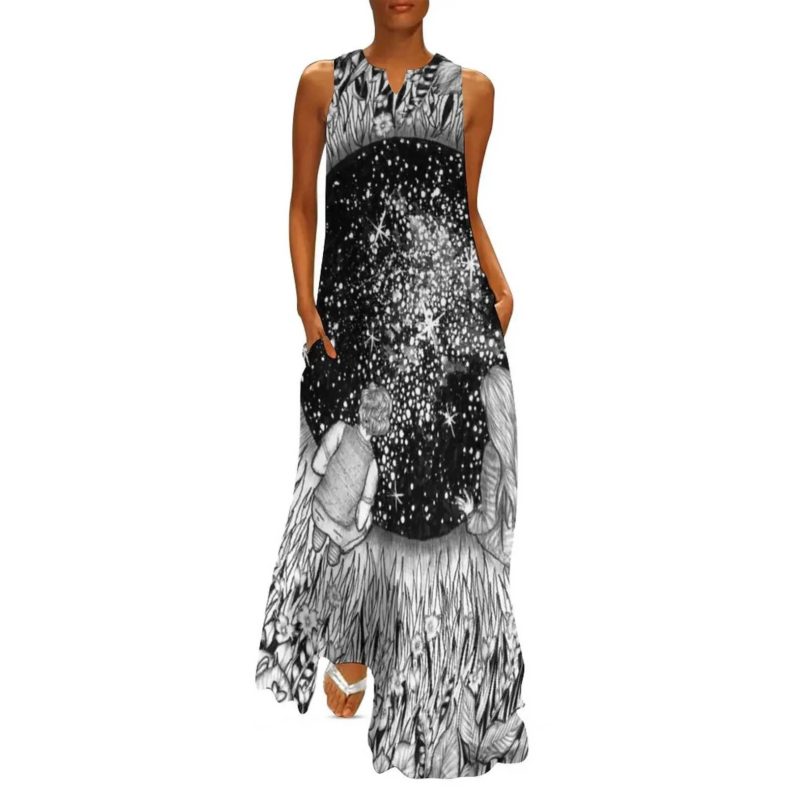 

The Hole We Found in the Garden Long Dress Party dresses for women clothes for women Dress