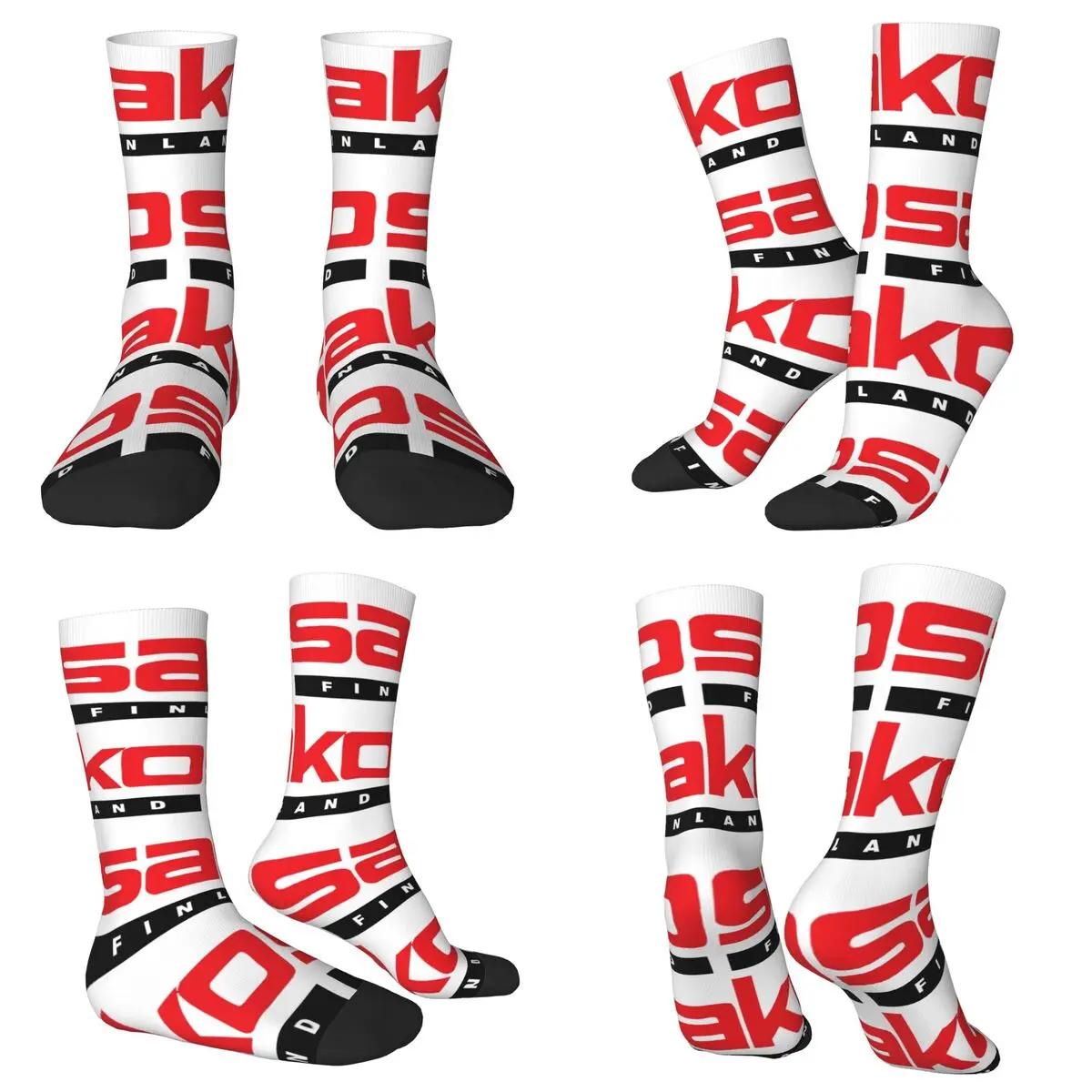 Sako Arms Socken Harajuku Hochwertige Strümpfe Ganzjahres-Langsocken Zubehör für Unisex-Weihnachtsgeschenke