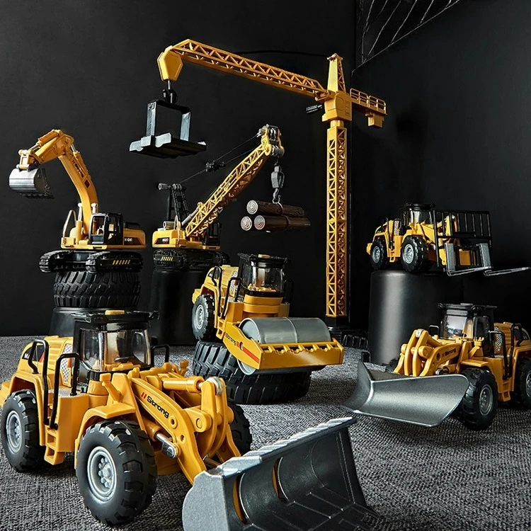 

1:38 Simulation Models of Alloy Excavators Forklifts Bulldozers and Construction Vehicles for children's toy birthday gift