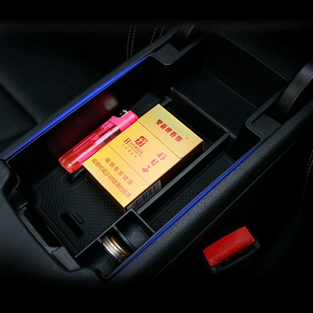 صندوق تخزين مسند ذراع بلاستيكي يسار لمرسيدس بنز a/b/cla/gla class w176 w246 x156 c177 ، ملحقات تصميم السيارة