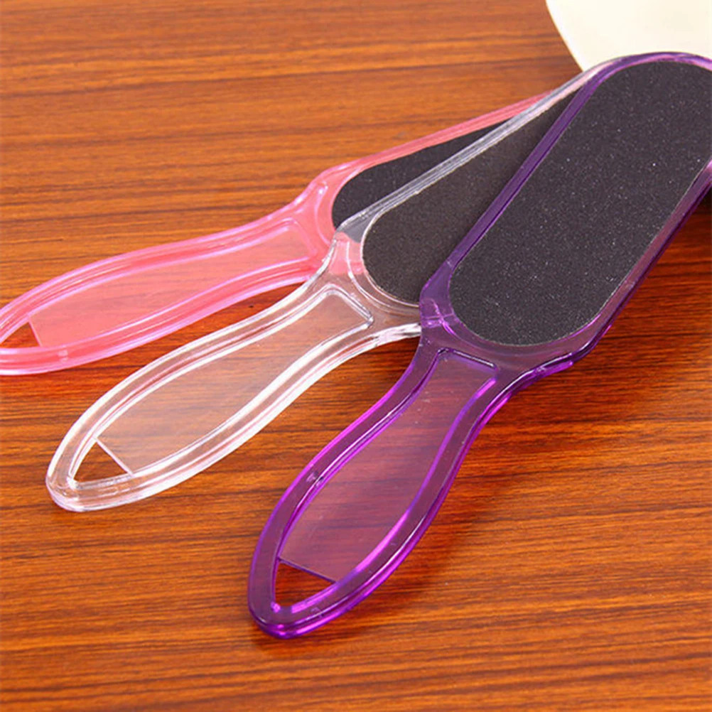 

4PCS Foot Rubbing Board Double-side Callus Remover File Pedicure Tools Rasp Nail File Heel Care Soft Skin Lightweight Easy Use