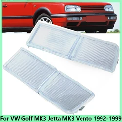For VW Golf MK3 Jetta MK3 Vento 1992 1993 1994 1995-1999 Fog Lamp Cover Grill Front Bumper Reflector Grille Trim Car Accessories