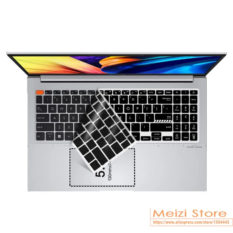 

Silicone Laptop Keyboard Cover Skin for ASUS Vivobook 16X K3605 K3605ZC K3605ZV K3605ZU K3605ZF K3605Z/ Asus Gaming K16 K3605