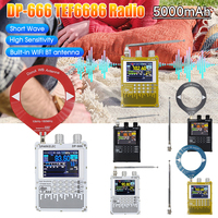 DP-666 TEF6686 DSP Tuner Radio High Sensitivity Full Band Radio Receiver High Sensitivity DSP Receiver AM FM Radio with Antenna 