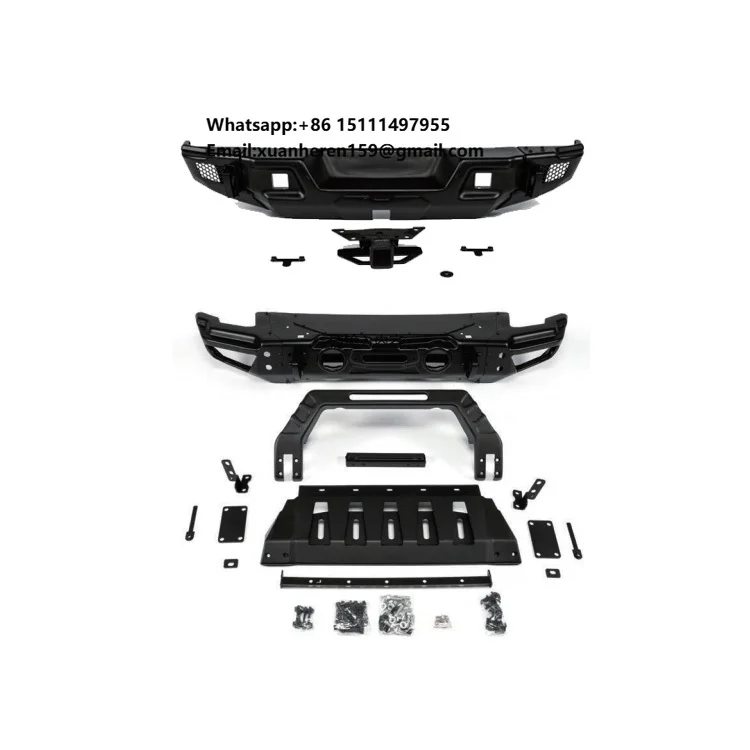 

Auto Parts New High Quality JK JL Upgraded Stryker Style Front Bumper for 2007-2023 Bolt-On Plug and Play 1 Year Warranty