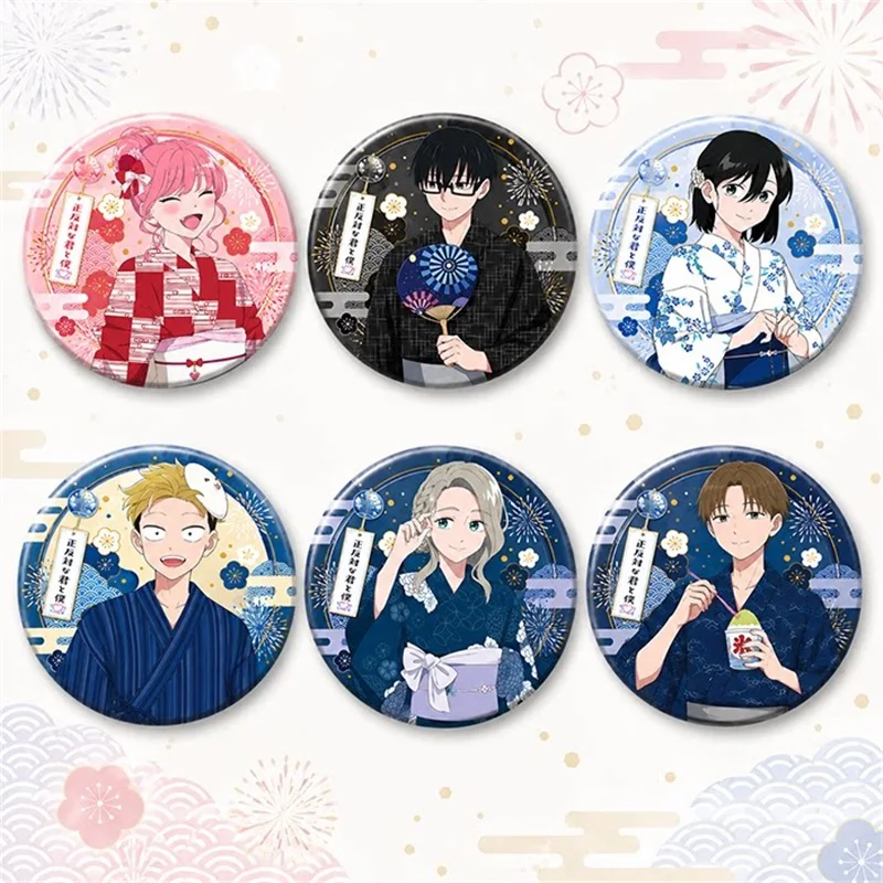 Japan Anime You And I Are Polar Opposites Pins Suzuki Miyu Badge Cosplay Cartoon Itabag Bedge Button Brooch DADGE Christmas Gift
