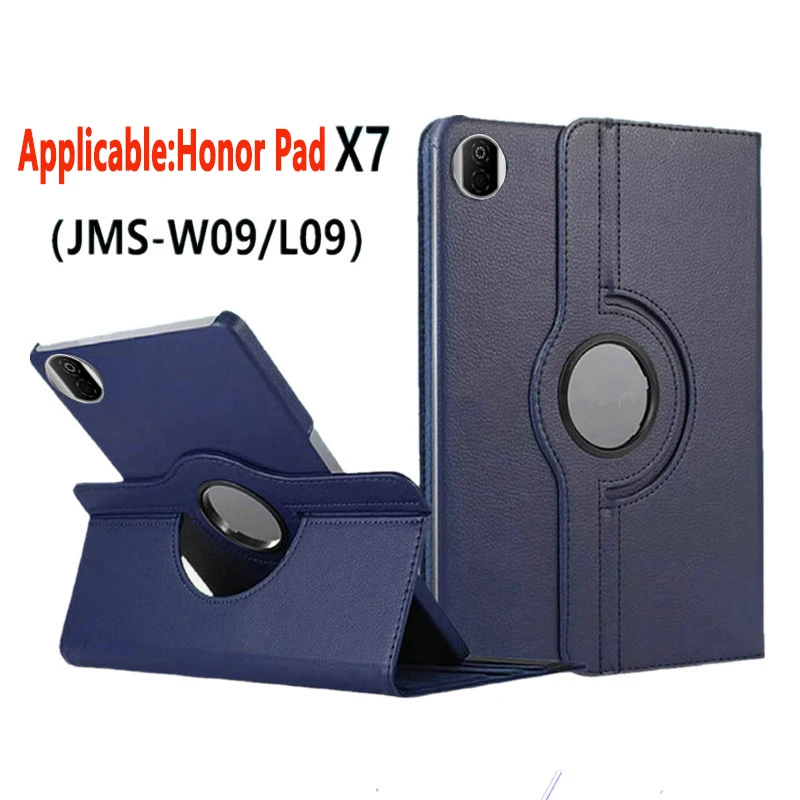 

Чехол для Huawei Honor Pad X7 8,7 2025 JMS-W09/JMS-L09, вращающаяся на 360 градусов подставка из искусственной кожи, чехол для Honor Pad X7 8,7 дюйма, чехол для планшета Funda