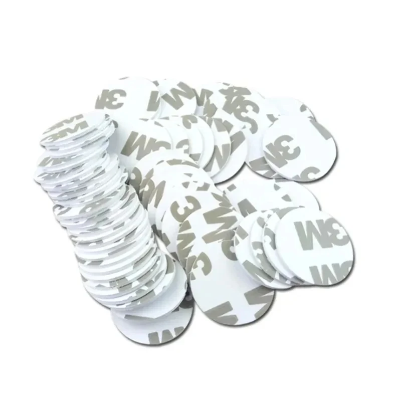 

100pcs RFID EM4305 copy tags 3M round card ID tags read and write card, EM Card Diameter 25mm length