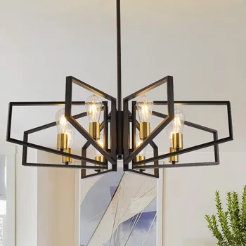 Geometric Metal Chandelier Light 1