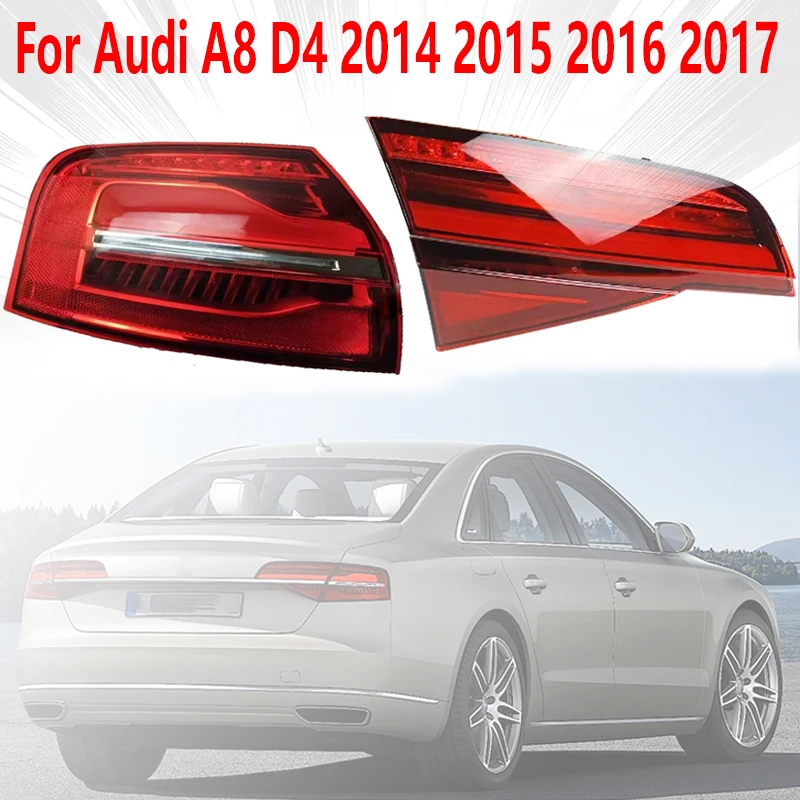 LED tail light brake warning light turn signal light car rear tail light For Audi A8 D4 2014-2017 4H0945095K 