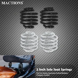 Motorcycle Solo Seat Springs Mount Driver Saddle Spring Kit For Harley Touring Road King Sportster Softail Dyna Bobber Chopper
