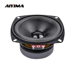 AIYIMA 1Pcs 4 Inch Portable Full Range Sound Speaker 8 Ohm 50W TV Computer Woofer Audio Speakers DIY For Home Theater
