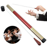 38cm 15In Wooden Baton Band Conductor Stick Rhythm Music Director Orchestra Concert Conducting Rosewood Handle With Tube
