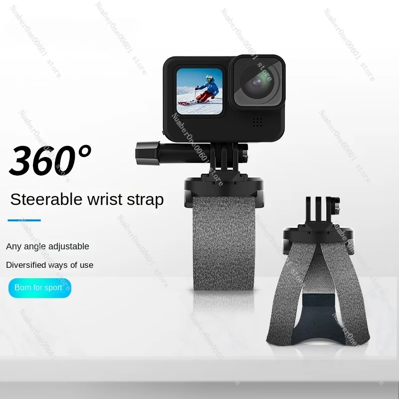 Gopro11/10/9 Wrist Strap Palm Strap Sports Camera 360 Degrees Rotatable to Wrist Fixing Band