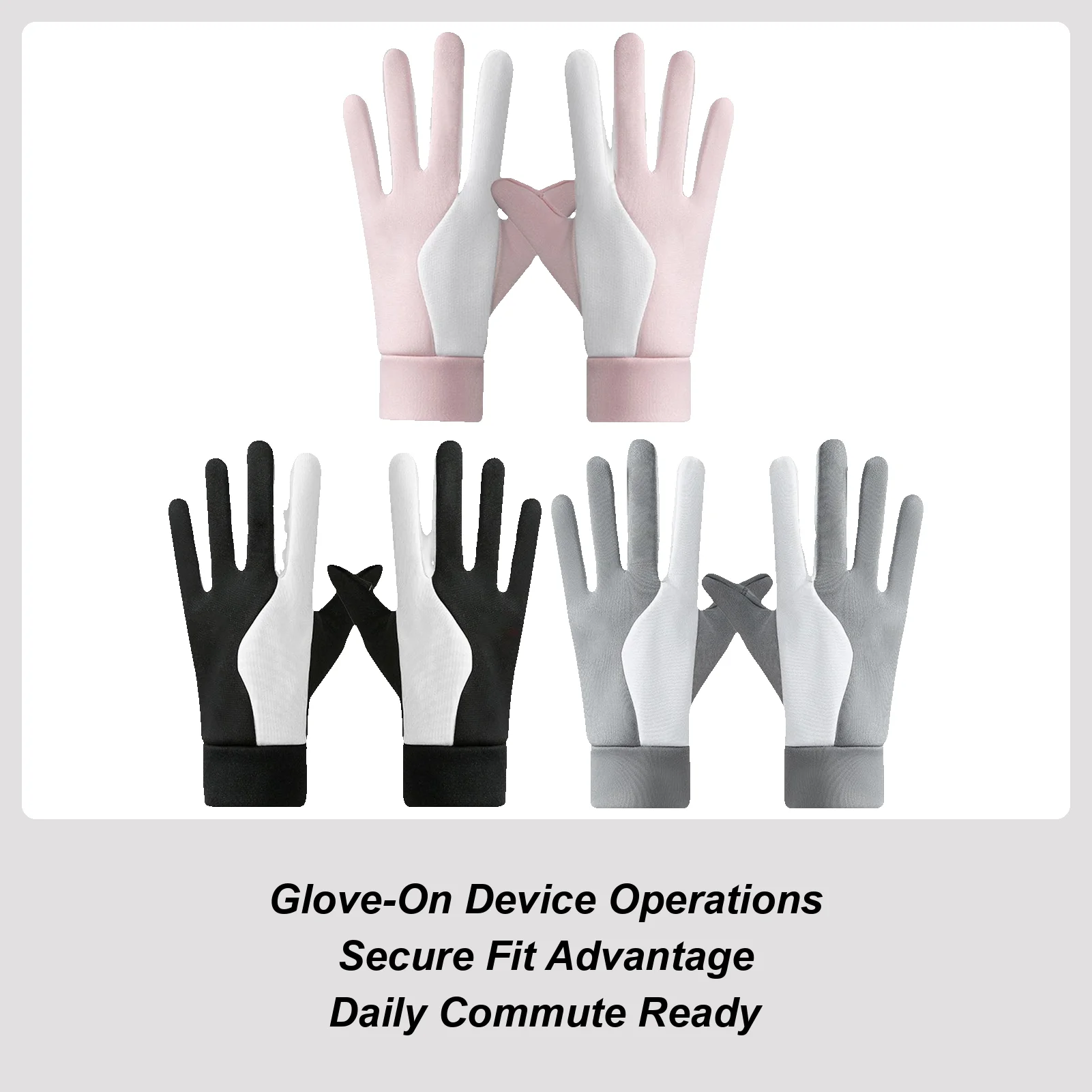 Motorcycle Gloves For Men Warm Full Finger Motorbike Protective Gear Touchscreen Motorcycle Gloves For Powersports Riding Road