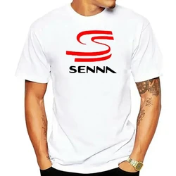 2024 Fashion Men T Shirt Casual Ayrton Senna Brazilian Formula 1 Legend T-shirt Graphic Oversized Breathable Streetwear S-4XL