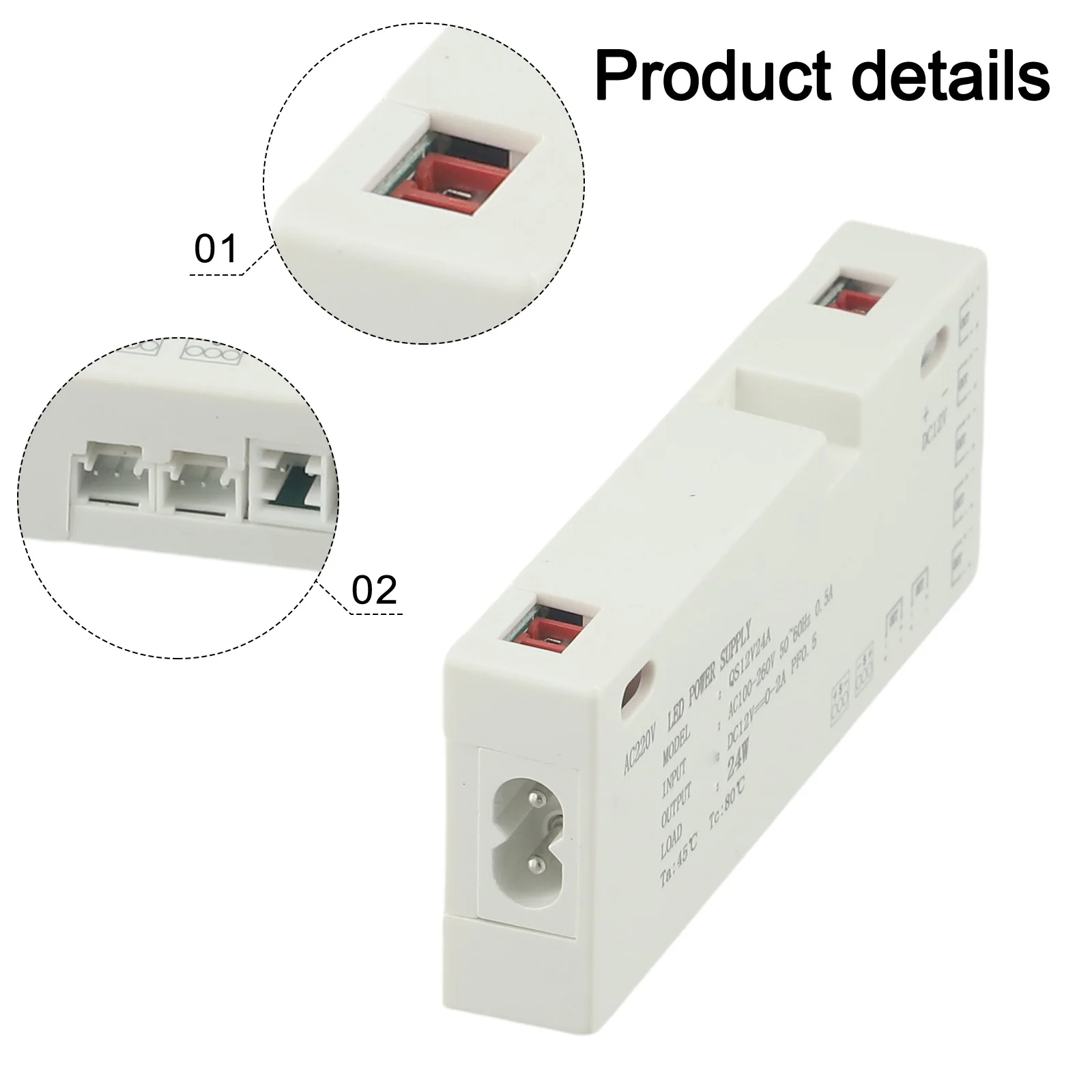 

DIY Projects DIY Projects 12V LED Power Supply Easy Installation Overload Protection Removable AC Cord For LED Puck Lights