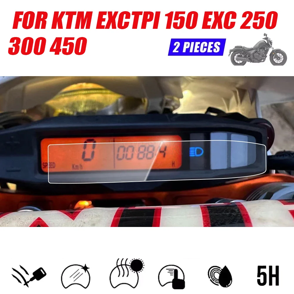 

For KTM EXCTPI 150 EXC 250 300 450 EXC 2021 2022 2023 Motorcycle Scratch Cluster Screen Dashboard Protection Instrument Film