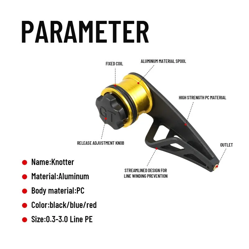 أدوات الصيد Fishmx GT Knotter الصيد عقدة اللفاف آلة معالجة والعتاد Knotter اكسسوارات الصيد