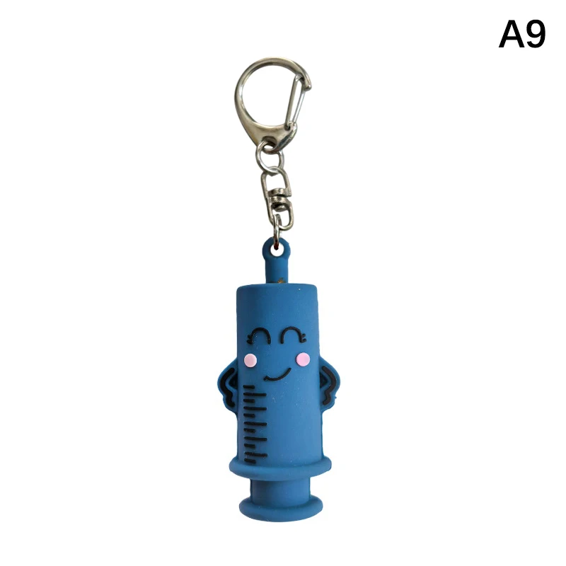 1 STKS PVC Ampul Flesopener Sleutelhanger Spuitvormige Cutter Verpleegkundige Arts Aid Medicatie Flacon Breaker Tool