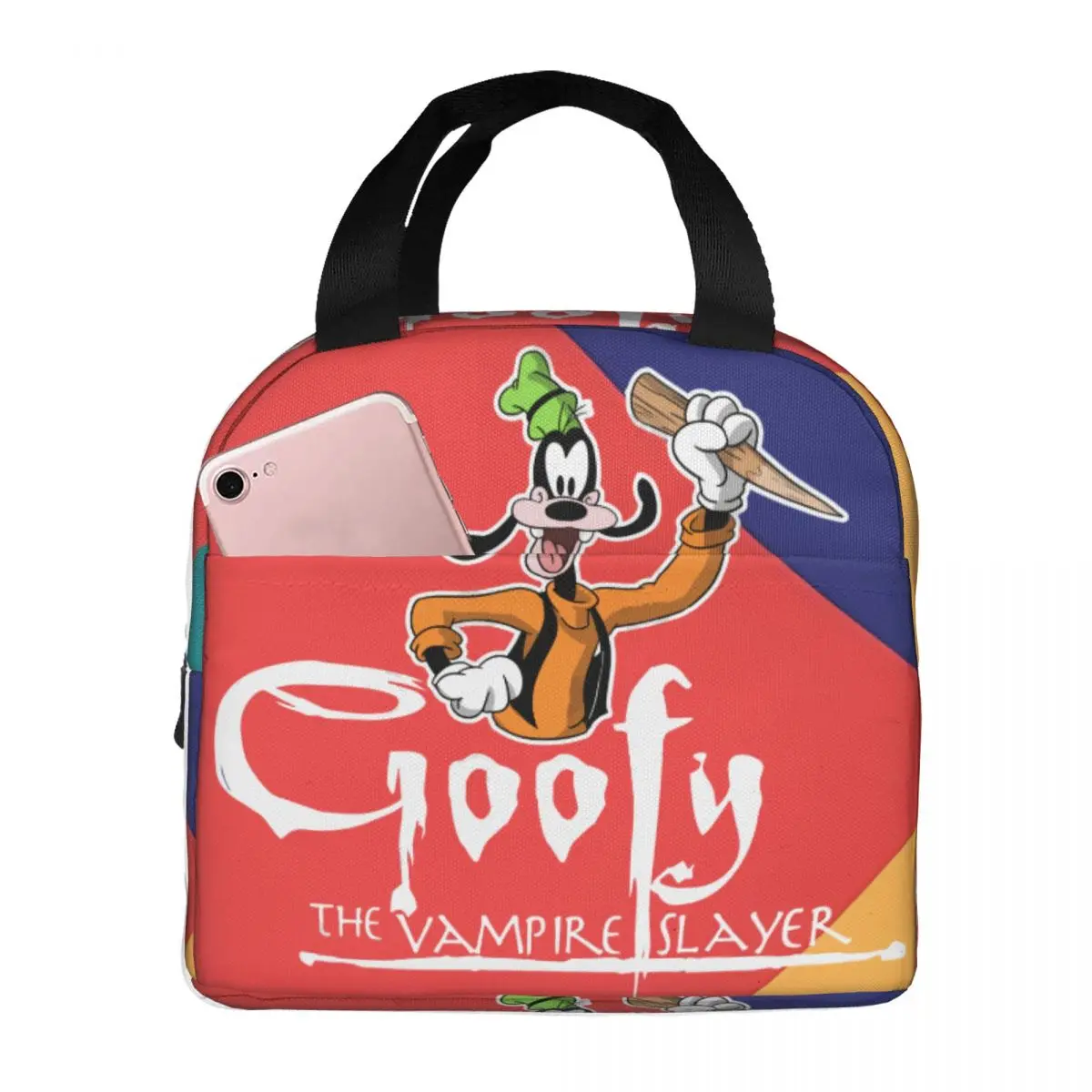 

Студенческая ручная сумка The Hunter Ice Pack DisneyGoofy Прочная водонепроницаемая сумка для едыOutdoor