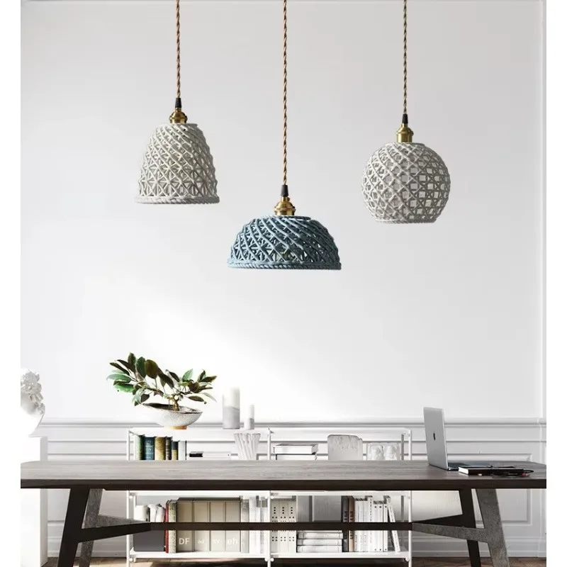 

MandosBor Japan Style Ceramic LED Pendant Lights Cafe Bedroom Living Room Light Copper Nordic Modern Pendant Lamp Lighting