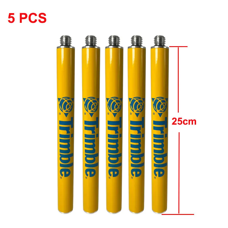 Levantamento Pólo de Extensão para Trimble Antena Estender Seção R12i R12 R10 R9snr8s r2 Gps Rosca 8x11 Pcs 25cm