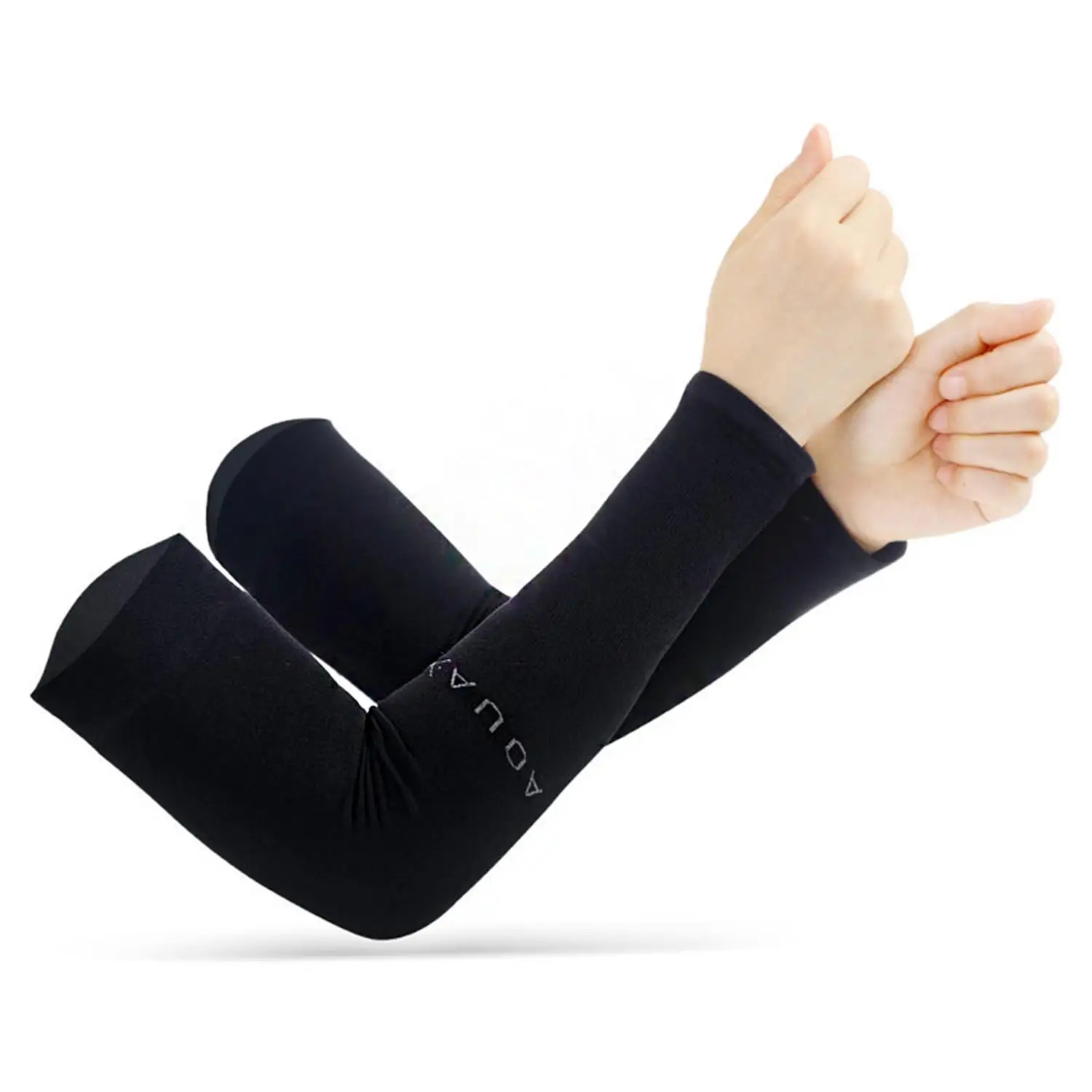 Ice Silk Arm Cover Arm Sleeves Woman Grey Summer Cycling Cooling Running Outdoor Sport Sunshade UV Protection Men Sleeve Arm