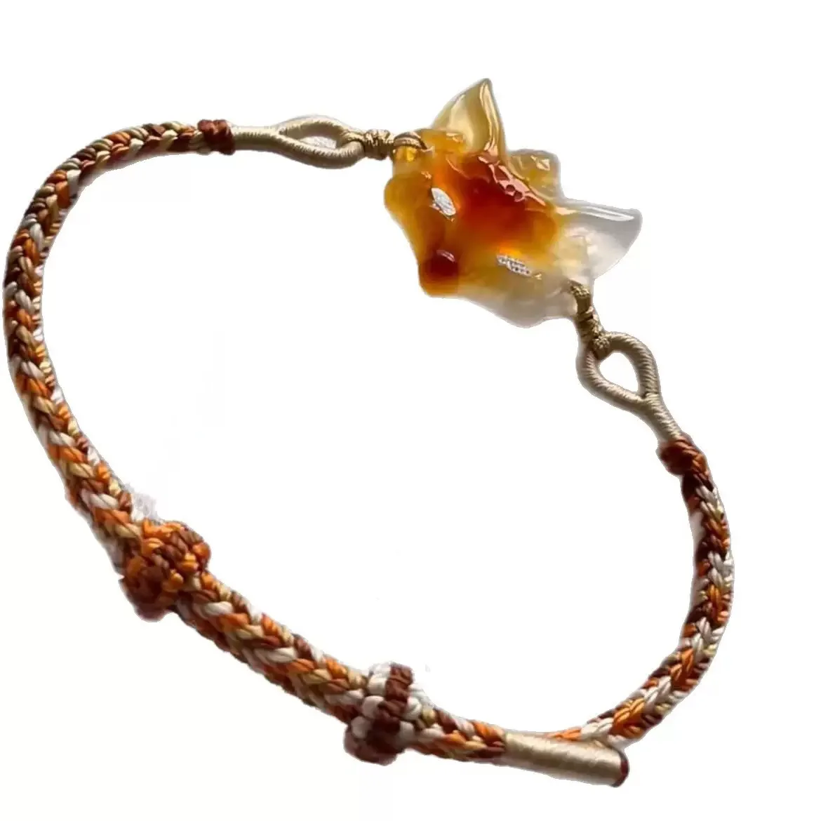 New Arrival Chinese Hand-braided Fox Mask Bracelet For Women Men Girls Hand-Woven Distinctive Charm Fashion Cute Jewelry Gifts