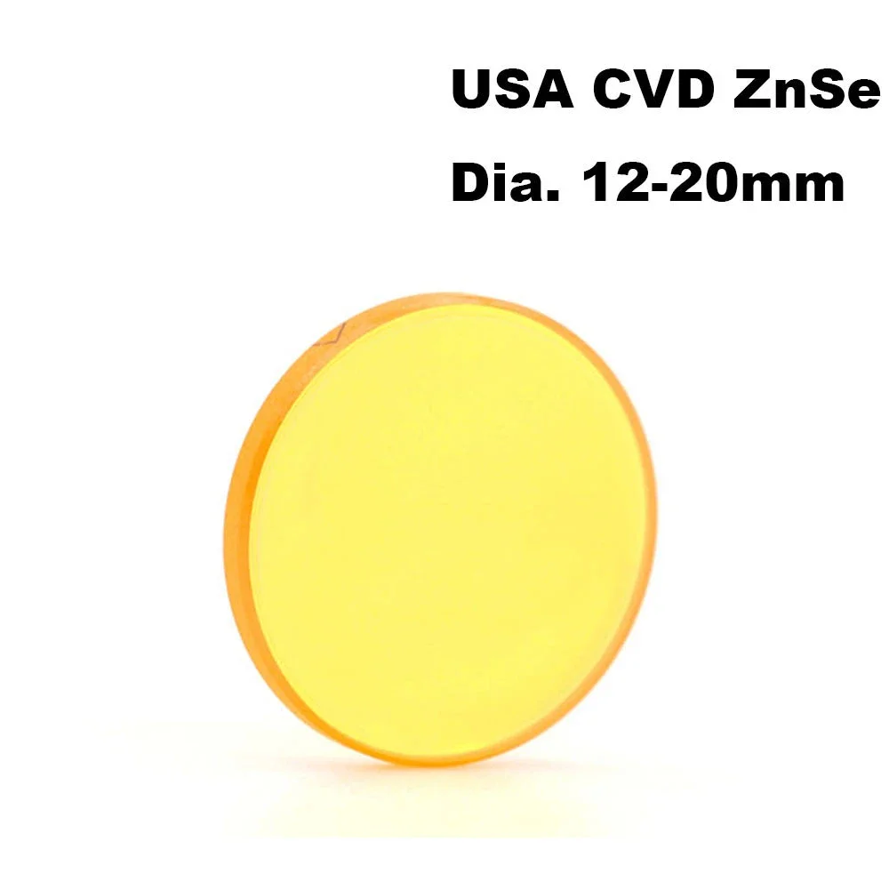 USA CVD ZnSe Co2 Laser Lens Dia. 25 25.4mm Focus Length 63.5 101.6 127mm  for CO2 Laser Engraving Cutting Machine