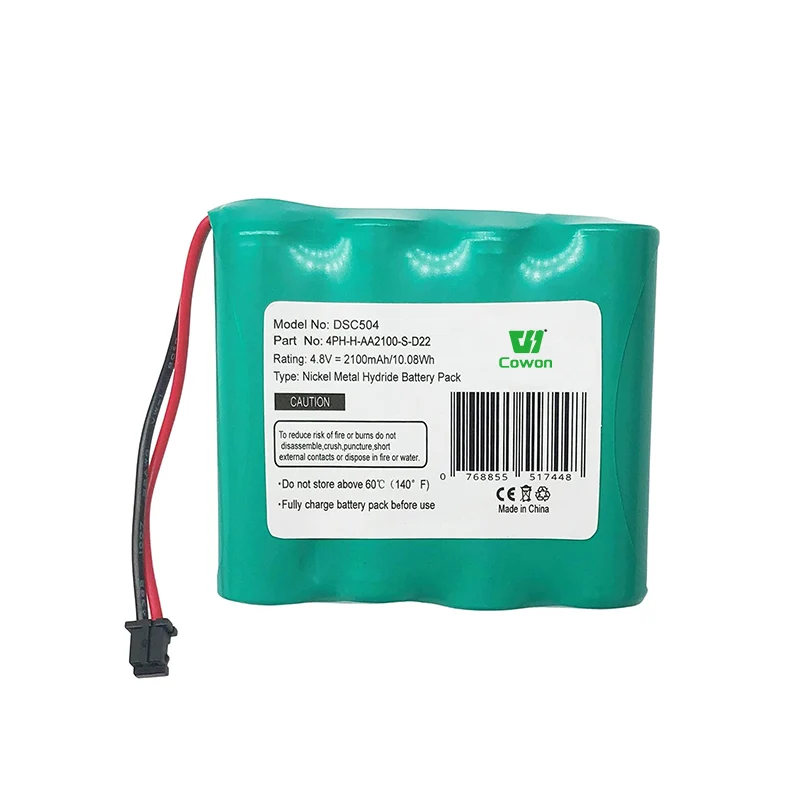 for WS4920HE Wireless Repeater 17000153 DSC-BATT2148V Alarm System 4.8V 2100mAh Replacement B attery for TK5504 Wireless Keypad
