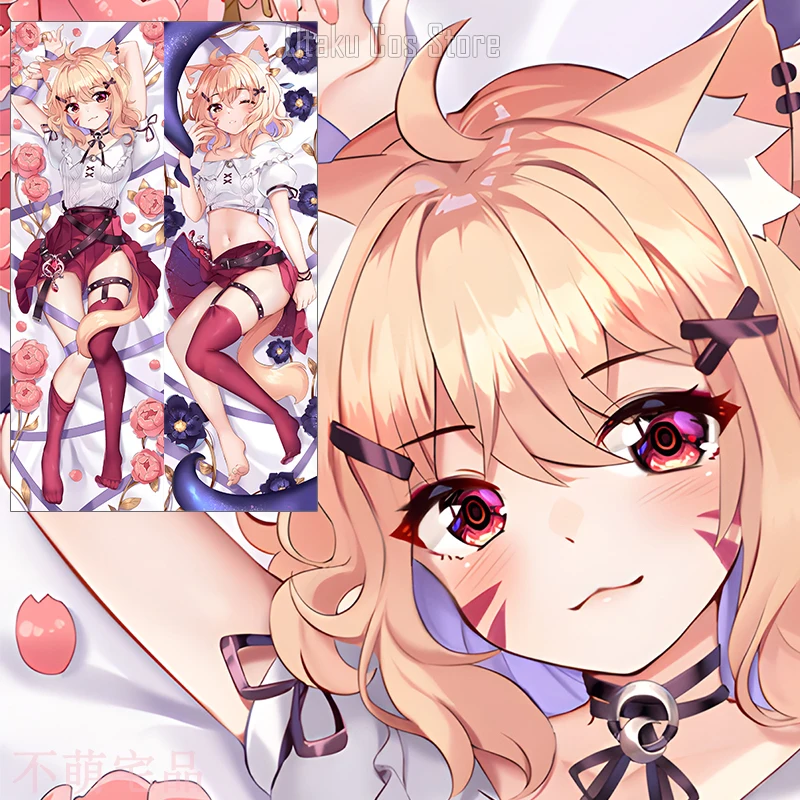 

Hololive Vtuber Cosplay Anime Body Pillow Case Dakimakura Hing Japanese Otaku Cushion Cover Xmas Gifts BMZP