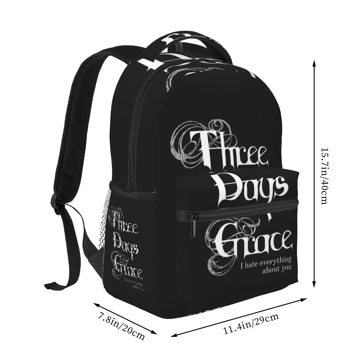 Three Days Grace Midnight Strangler Backpack Student Boys Girls BookBag Kids School Bag Computer Shoulder Bags for Men Women