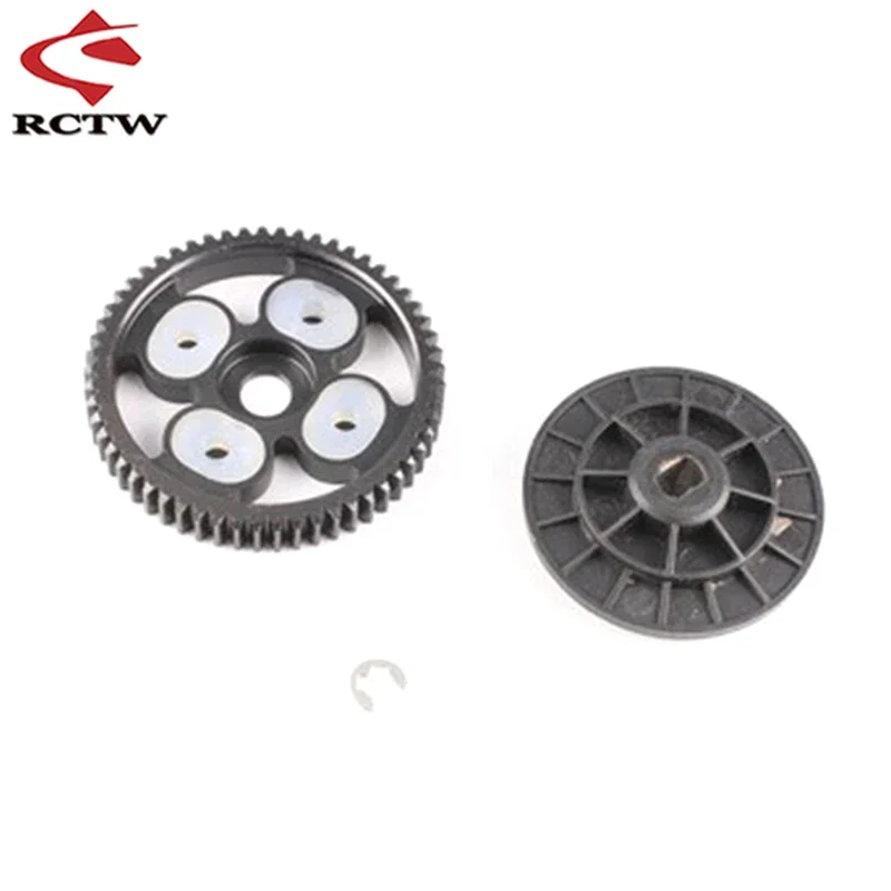 57T Acciaio Spur Gear Montaggio PER 1/5 HPI KM Rovan Baja 5B 5T SC SS Camion Buggy RC CAR PARTS