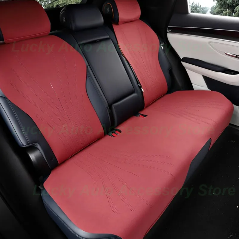 Fundas de asiento de coche para BYD Song Plus, cojín trasero transpirable, almohadilla protectora duradera, accesorios interiores, DMI EV 2023-2024